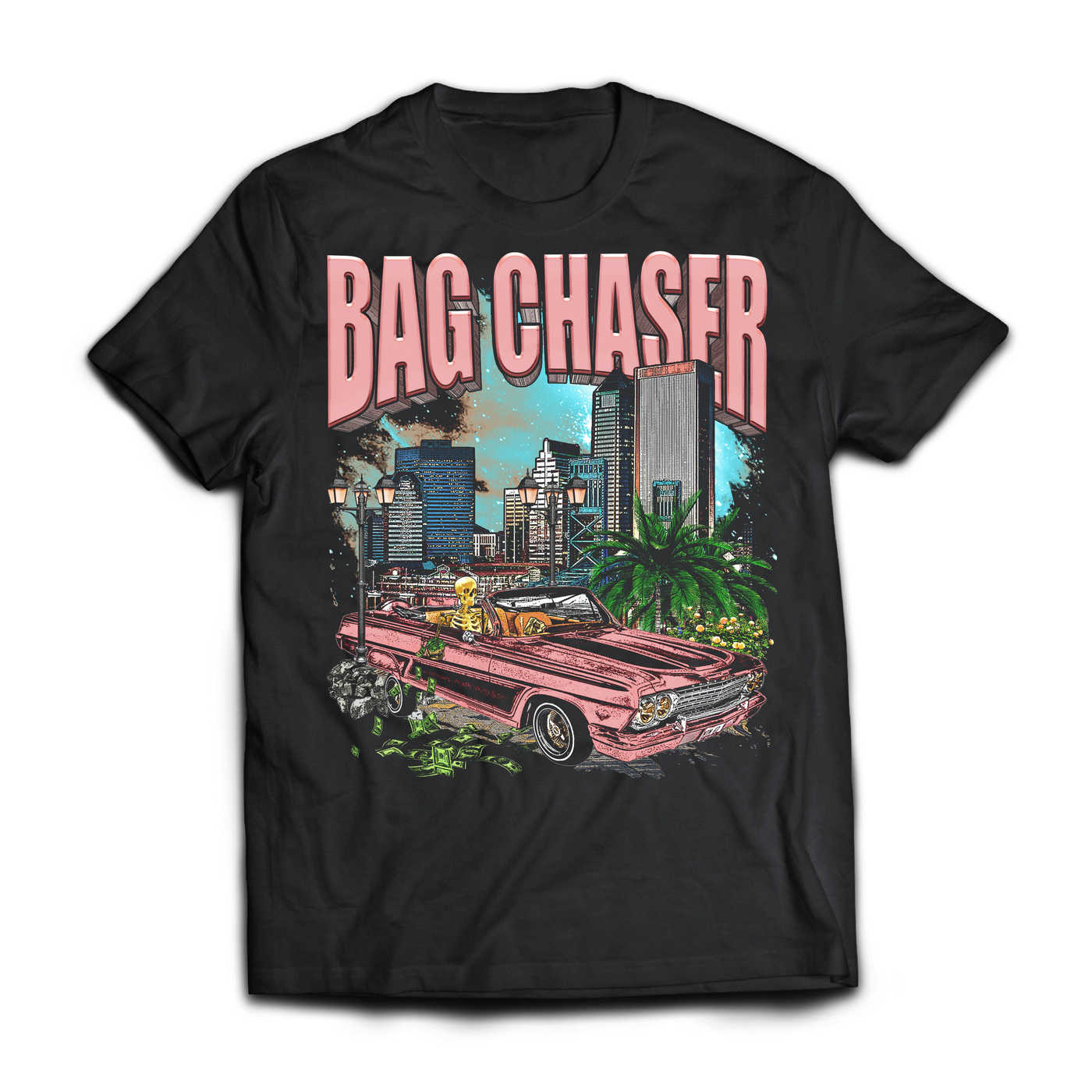 Bag chaser graphic tee