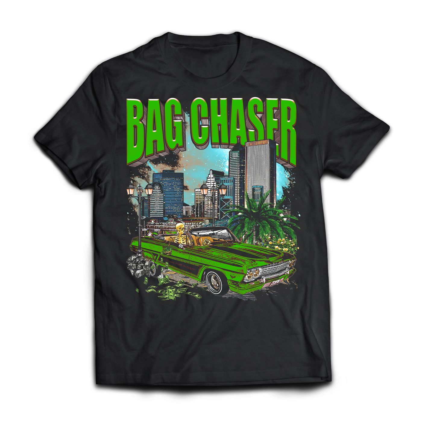 Bag chaser graphic tee